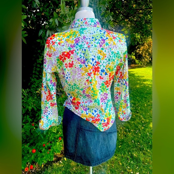 Orvis Colorful Floral Button Down Shirt - Picture 4 of 7